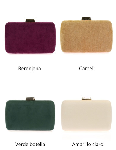 Bolso de fiesta con efecto ante elegante | Complementos Invitada