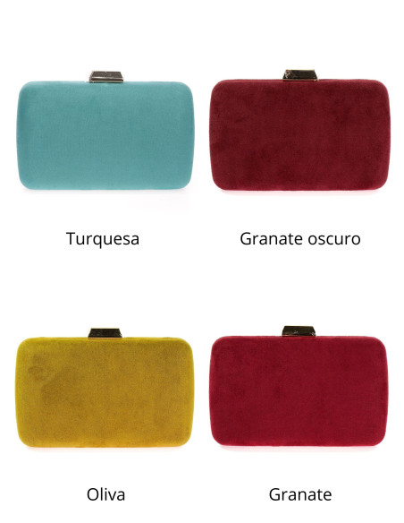 Bolso de fiesta con efecto ante elegante | Complementos Invitada