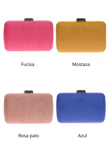 Bolso de fiesta con efecto ante elegante | Complementos Invitada