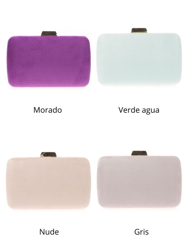 Bolso de fiesta con efecto ante elegante | Complementos Invitada