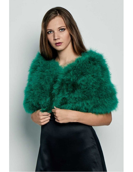 estola original para bodas de invierno