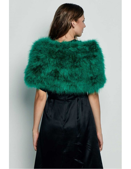 Estola de plumas de avestruz colores vivos | Complementos Invitada