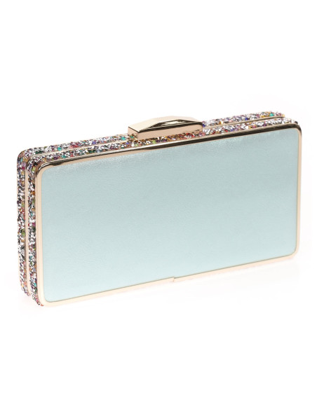 Bolso de fiesta de pedrería en los laterales | Complementos Invitada