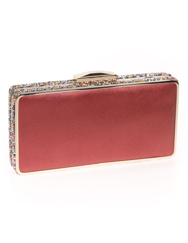 Bolso de fiesta de pedrería en los laterales | Complementos Invitada