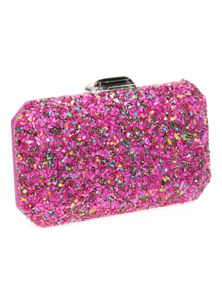 Bolso de fiesta original con pedreria | Complementos Invitada