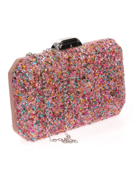 Bolso de fiesta original con pedreria | Complementos Invitada