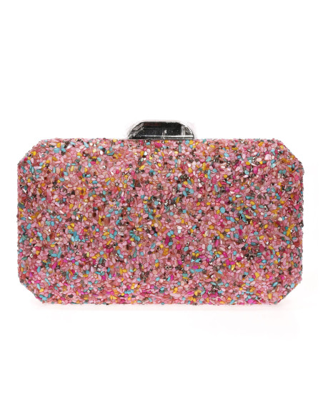 Bolso de fiesta original con pedreria | Complementos Invitada