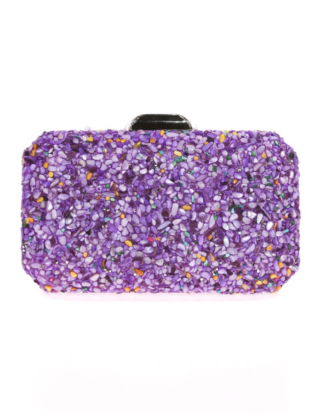 Bolso de fiesta original con pedreria | Complementos Invitada