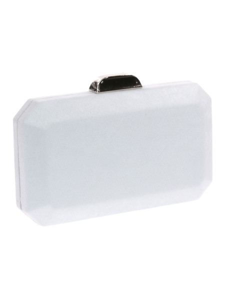 Bolso de fiesta octogonal efecto ante | Complementos Invitada