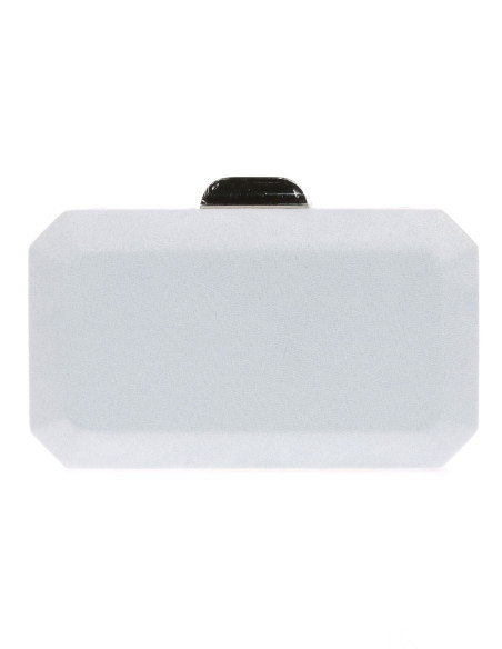 Bolso de fiesta octogonal efecto ante | Complementos Invitada