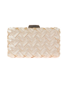 Clutch de raso trenzado para fiesta | Complementos Invitada