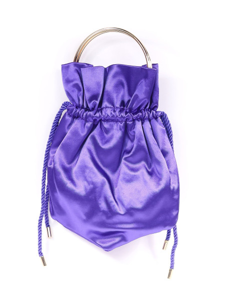 Bombonera de raso satinado para fiesta | Complementos Invitada