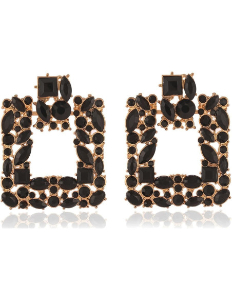 pendientes-negros-chapados-oro-invitada