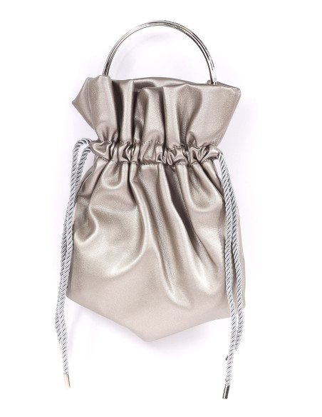 Bolso bombonera de fiesta en polipiel nude | Complementos Invitada