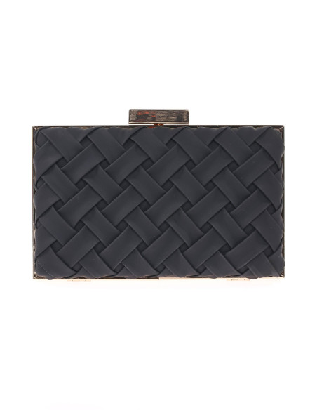 Bolso de fiesta trenzado con esquinas rectas | Complementos Invitada
