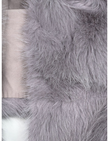 Estola de efecto pelo para bodas y eventos | Complementos Invitada