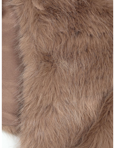 Estola de efecto pelo para bodas y eventos | Complementos Invitada