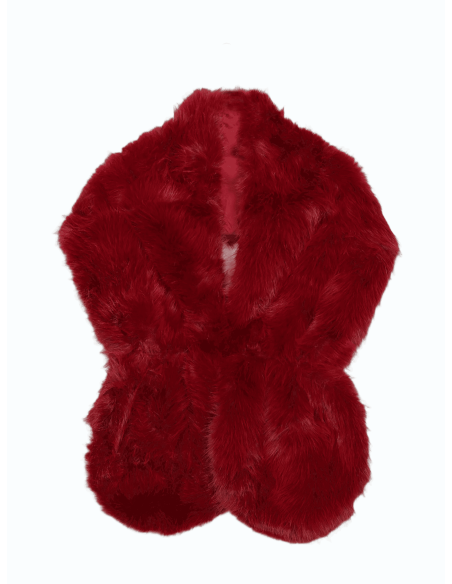 Estola de efecto pelo para bodas y eventos | Complementos Invitada