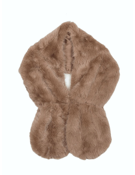 Estola de efecto pelo para bodas y eventos | Complementos Invitada