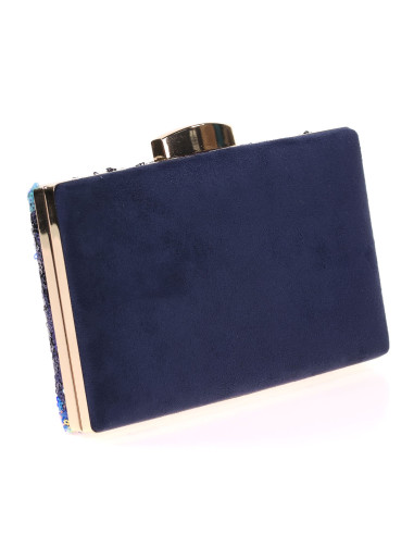 Clutch de fiesta con lentejuelas florales | Complementos Invitada