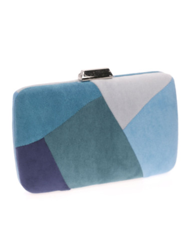 Clutch de fiesta antelina con diseño Geométrico | Complementos Invitada