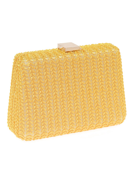 Bolso de fiesta bordado en raso | Complementos Invitada