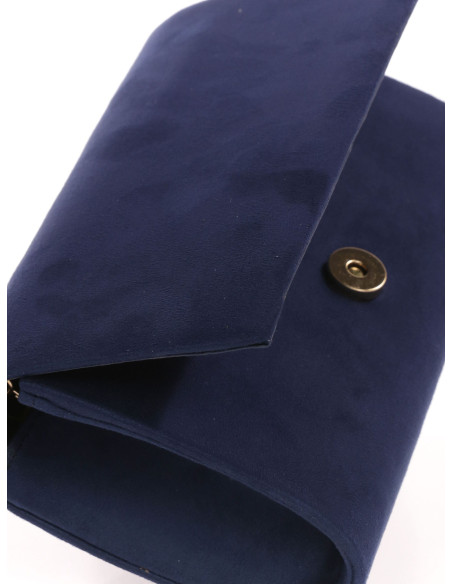 Cartera de mano de fiesta en antelina | Complementos Invitada