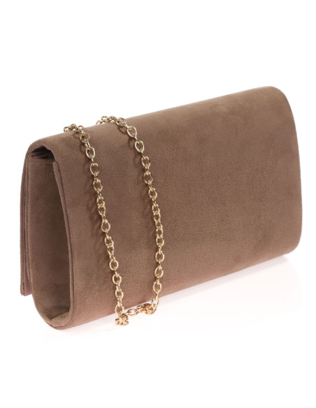 Cartera de mano de fiesta en antelina | Complementos Invitada