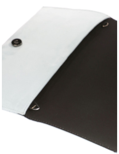 Cartera de fiesta con plumas y cadena elegante | Complementos Invitada