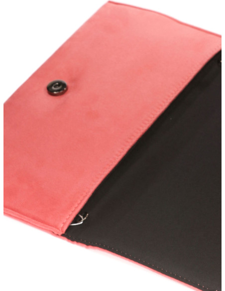 Cartera de fiesta con plumas y cadena elegante | Complementos Invitada