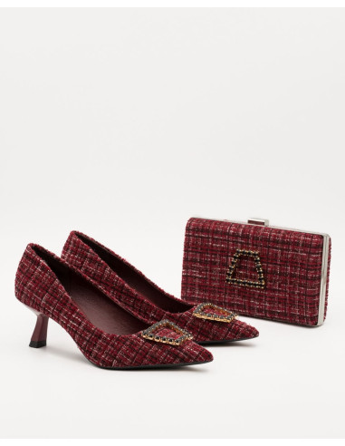 Bolso de fiesta jacquard elegante de invitada | Complementos Invitada