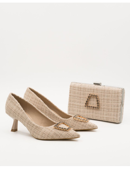 Bolso de fiesta jacquard elegante de invitada | Complementos Invitada