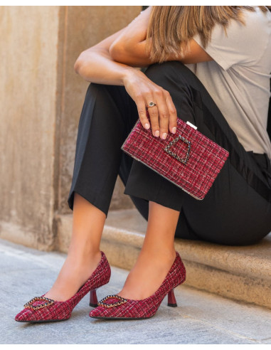 Bolso de fiesta jacquard elegante de invitada | Complementos Invitada
