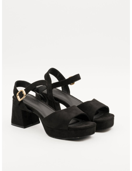 Sandalias de tacón plataforma en 5 colores | Complementos Invitada