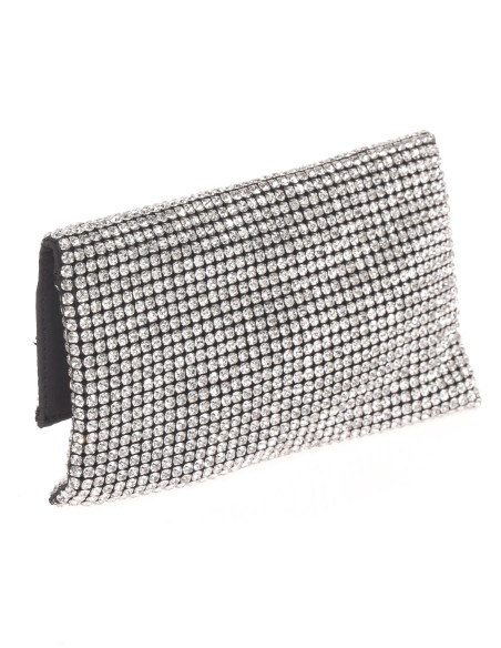 Cartera de fiesta bordada con cristales| Complementos Invitada