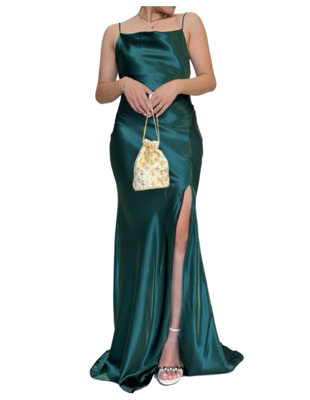 Bolso bombonera dorado bordado para fiesta | Complementos Invitada