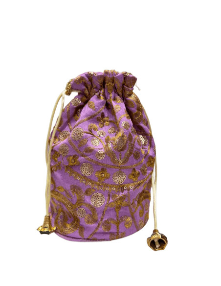 Bolso bombonera boho bordado en varios colores | Complementos Invitada