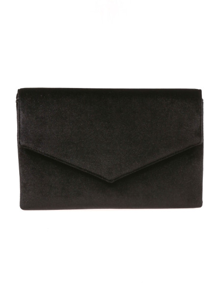 Cartera fiesta de terciopelo con cadena | Complementos Invitada