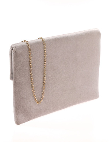 Cartera fiesta de terciopelo con cadena | Complementos Invitada