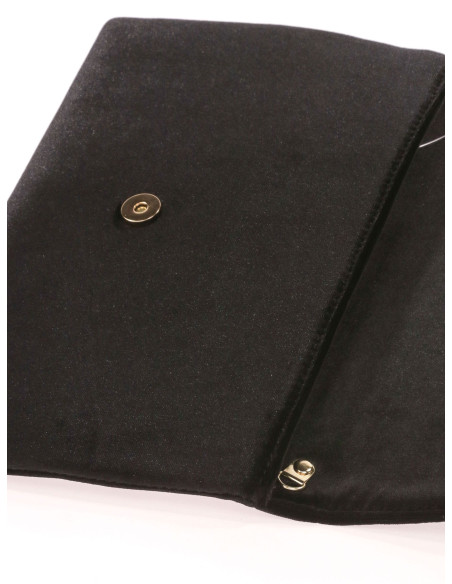 Cartera fiesta de terciopelo con cadena | Complementos Invitada