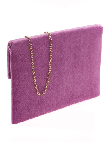 Cartera fiesta de terciopelo con cadena | Complementos Invitada