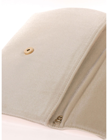 Cartera fiesta de terciopelo con cadena | Complementos Invitada