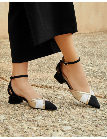 Zapato de fiesta bajo punta fina | Complementos Invitada