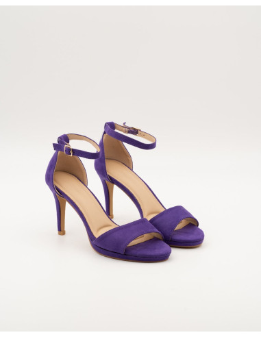 Sandalias de tacón fino de tira al tobillo | Complementos Invitada