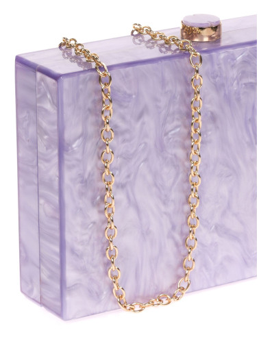 Bolso de fiesta nácar con relieve en 7 colores | Complementos Invitada