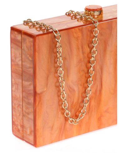 Bolso de fiesta nácar con relieve en 7 colores | Complementos Invitada