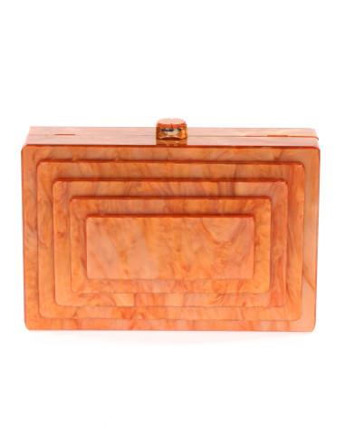 Bolso de fiesta nácar con relieve en 7 colores | Complementos Invitada