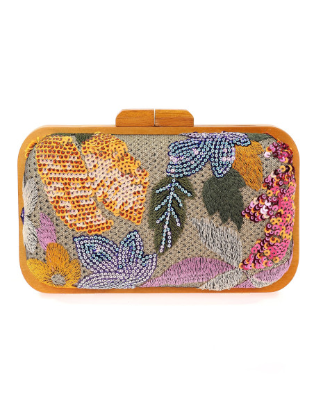 Bolso de fiesta con bordados muy original | Complementos invitada