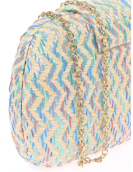 👜 Clutch de fiesta efecto rafia original | Complementos invitada