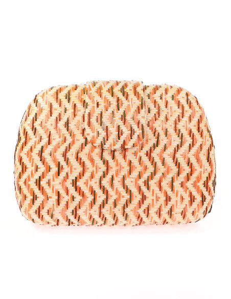 bolso de fiesta tonos corales